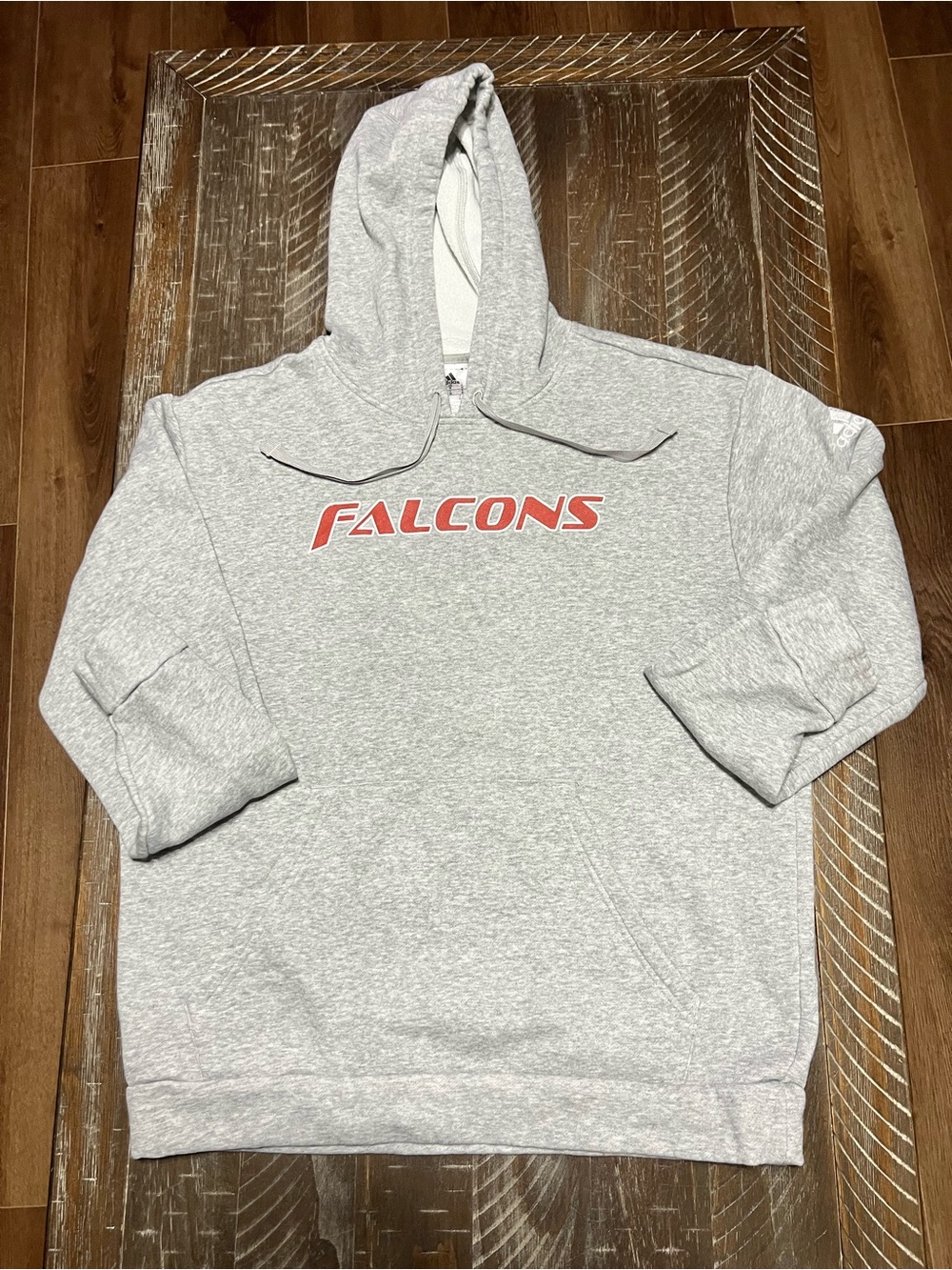 Adidas Atlanta Falcons Men's Gray Hoodie Sweatshirt Size M